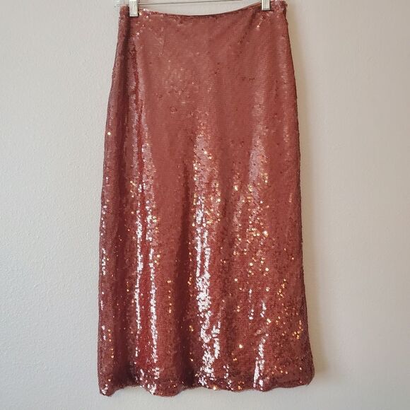 A.L.C. Reese Sequin Midi Skirt Size 0 NWT - Picture 7 of 12